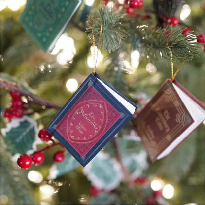MINI-BUCH-ORNAMENT FÜR DEN ADVENT